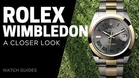 rolex wimbledon dial history.